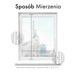 Bezinwazyjne plisy okienne Rząska® na wymiar, uchwyty Risinfix Incognito X do zaciskania, kolekcja Premium w kolorze Piasek Sahary, beżowym z profilem białym.