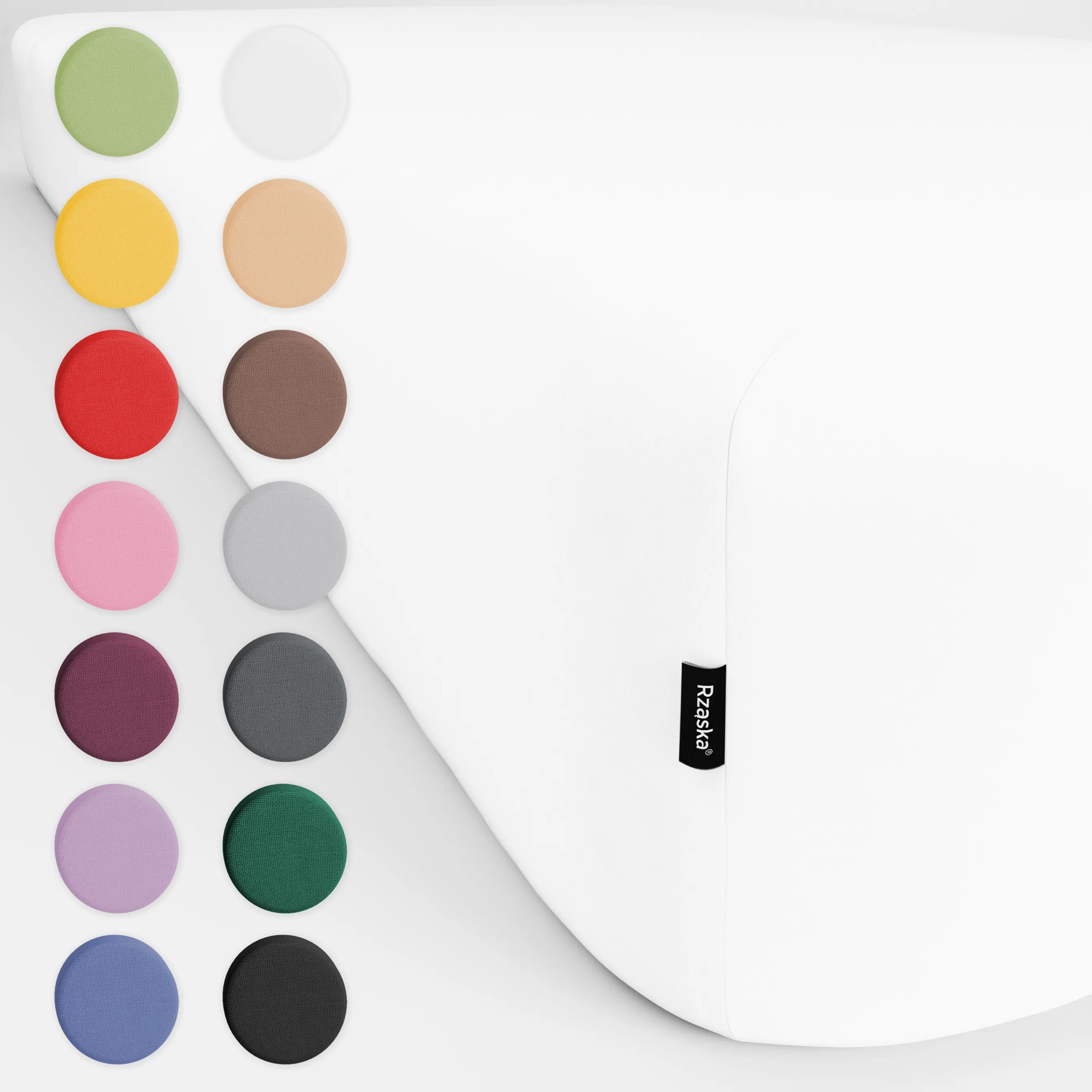 Prześcieradła z gumką Rząska® w rozmiarze 140x200 cm, wykonane z bawełny na wysokość materaca cm z kolekcji WOW! w kolorze Fluff White, białym.