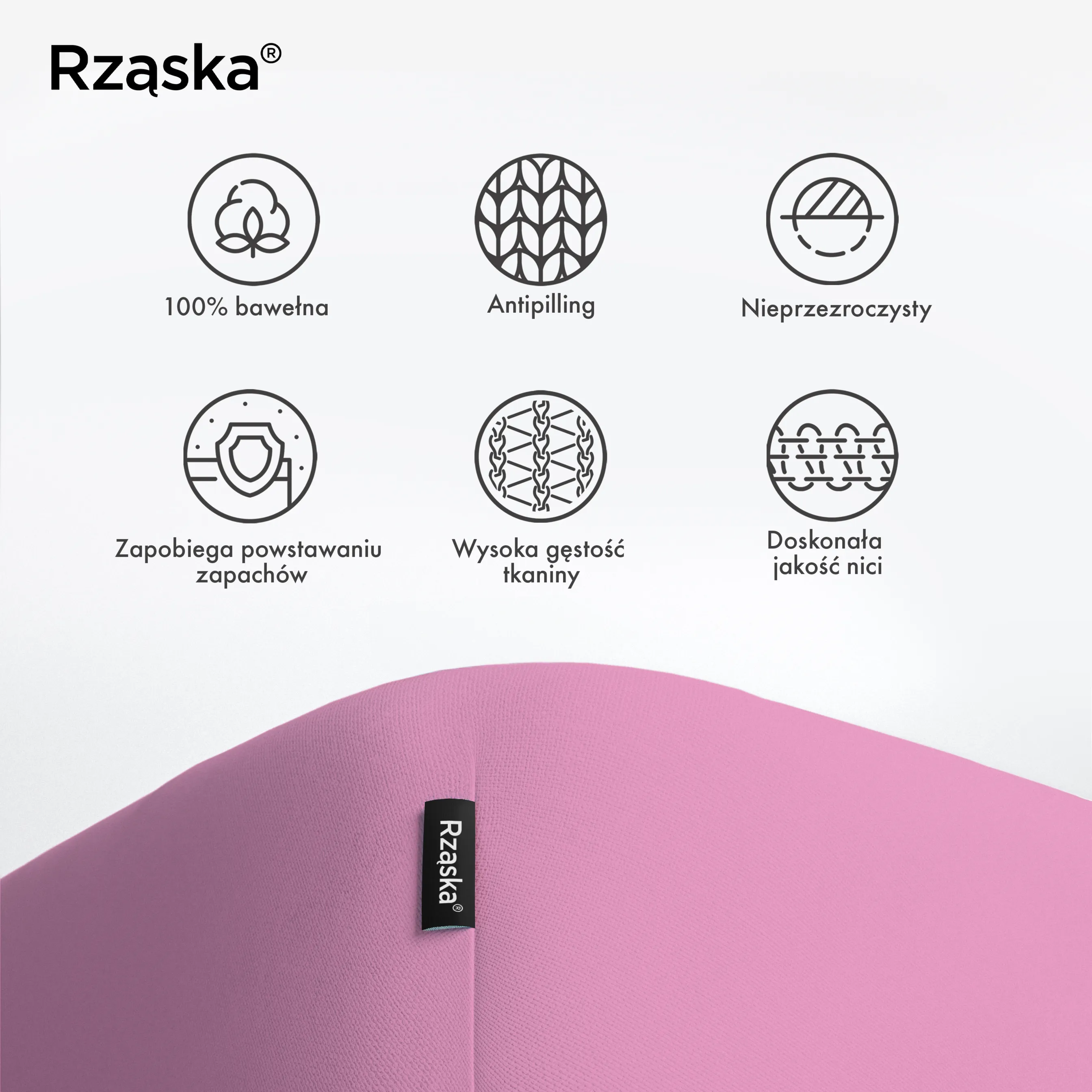 Prześcieradła z gumką Rząska® w rozmiarze 140x200 cm, wykonane z bawełny na wysokość materaca cm z kolekcji WOW! w kolorze Let me Pink!, różowym.