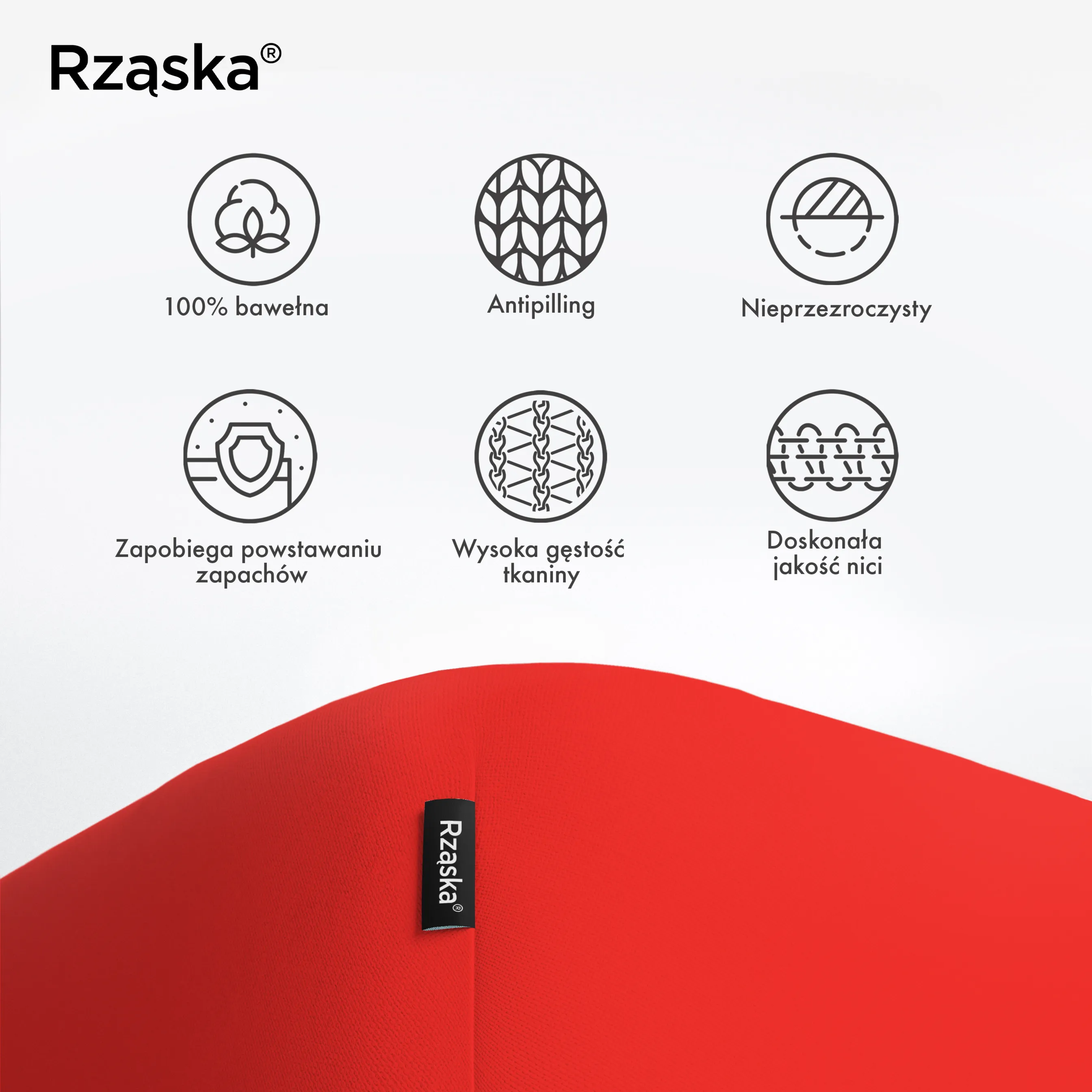Prześcieradła z gumką Rząska® w rozmiarze 70x200 cm, wykonane z bawełny na wysokość materaca cm z kolekcji WOW! w kolorze Red-volution, czerwone wino.