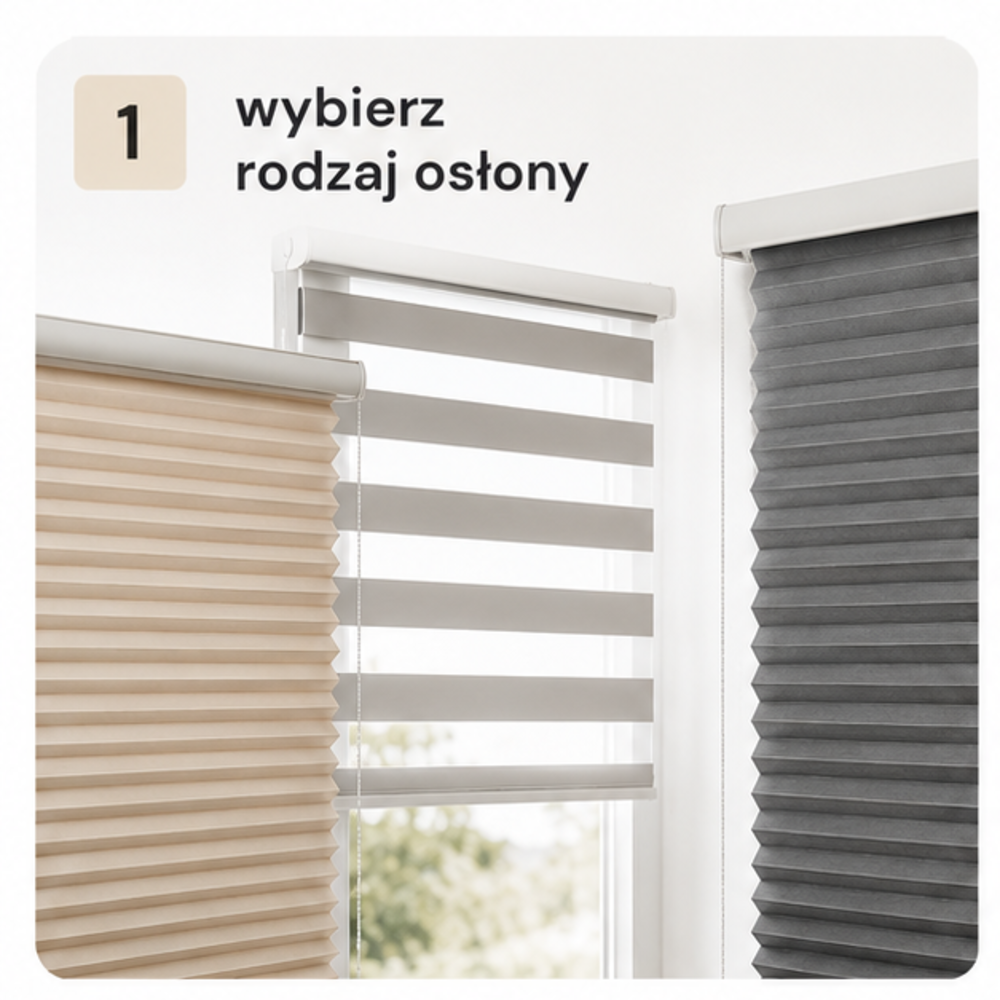 Wybór rodzaju osłony okiennej