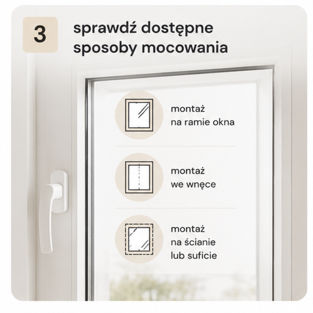 Sposoby montażu osłon okiennych
