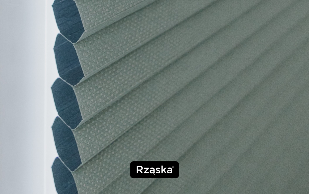 Tkanina Blackout Honeycomb o strukturze plastra miodu do mocnego zaciemnienia