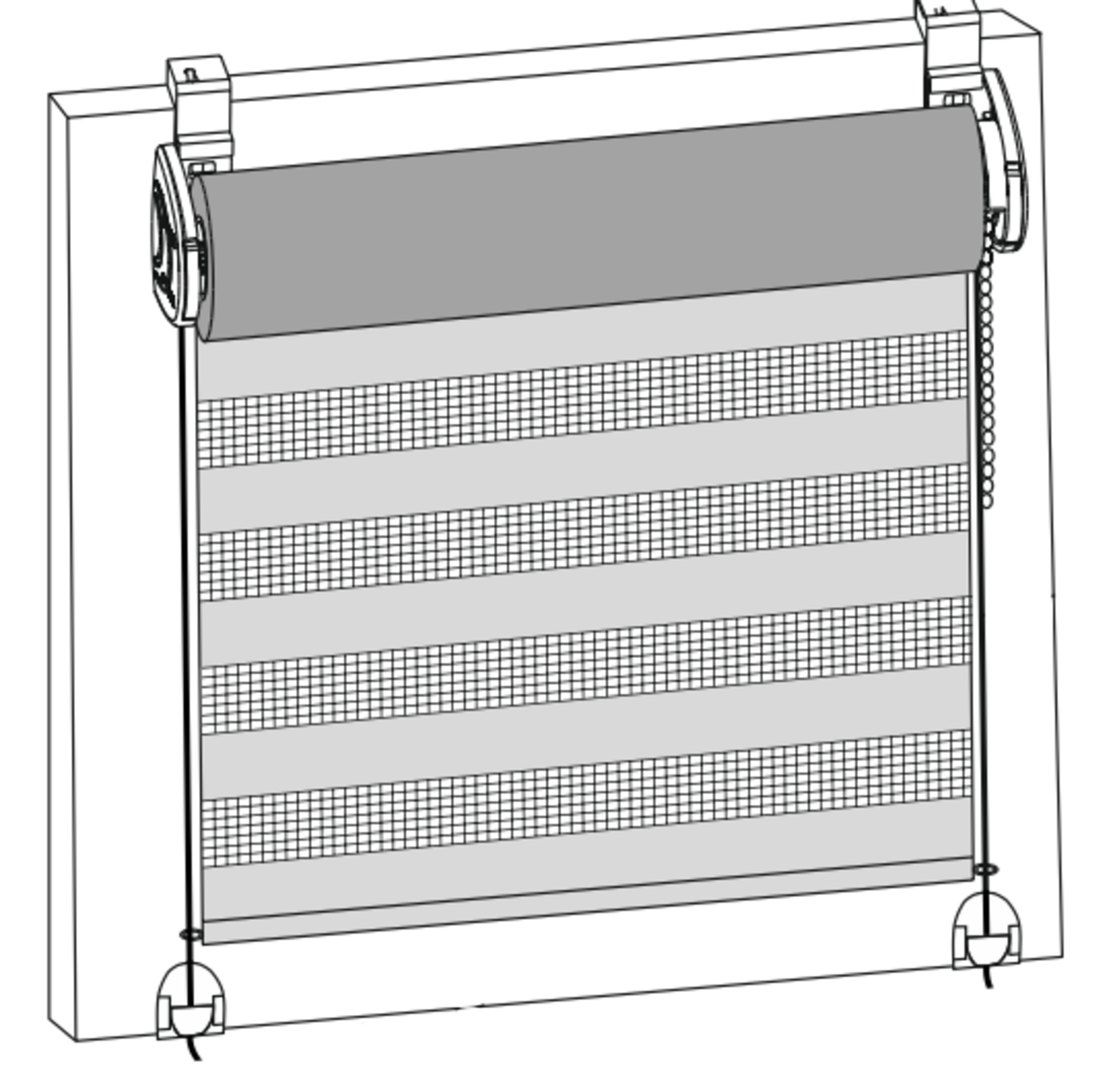 Prowadnica do rolet dzień noc