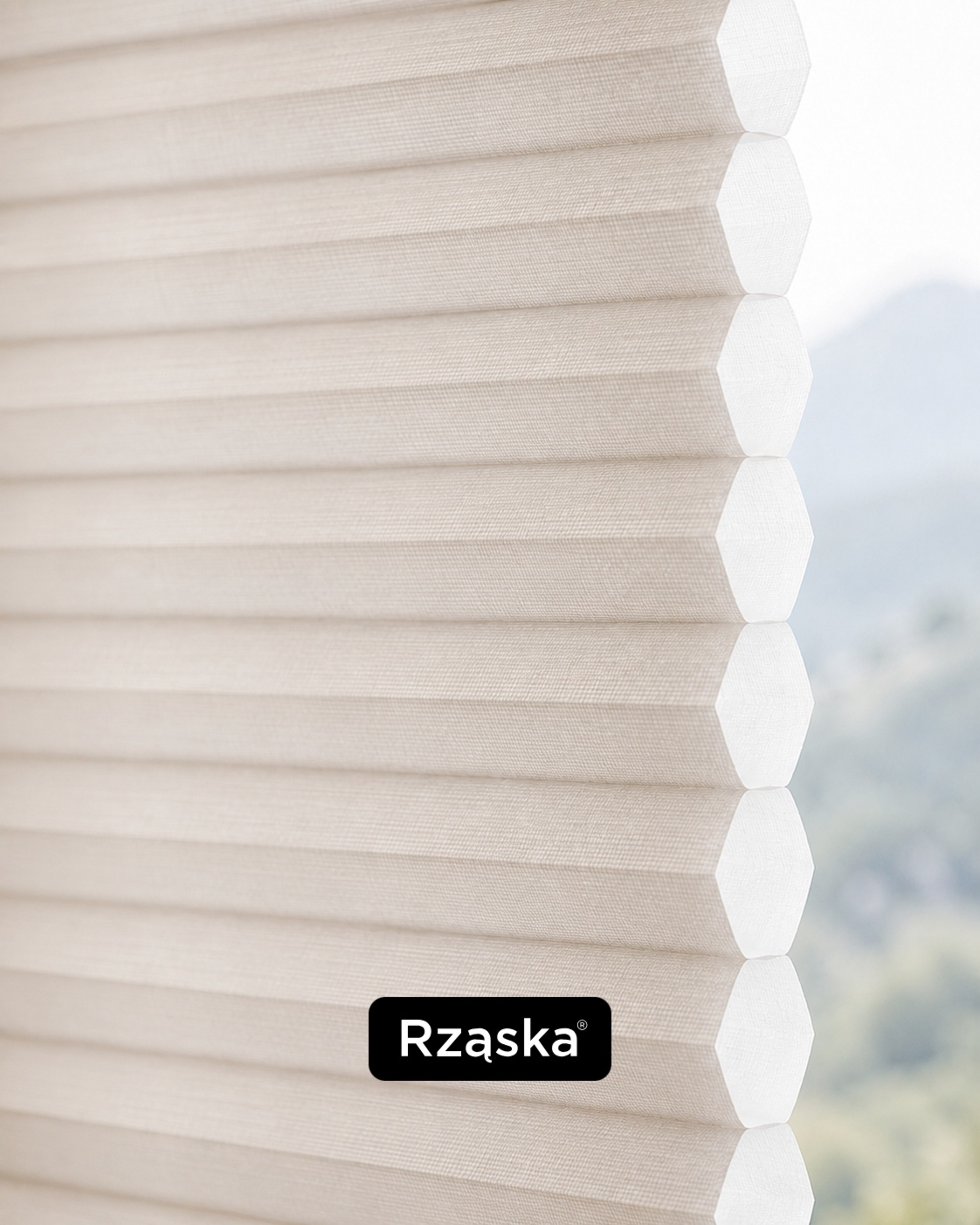 Tkanina plisy Honeycomb o strukturze plastra miodu