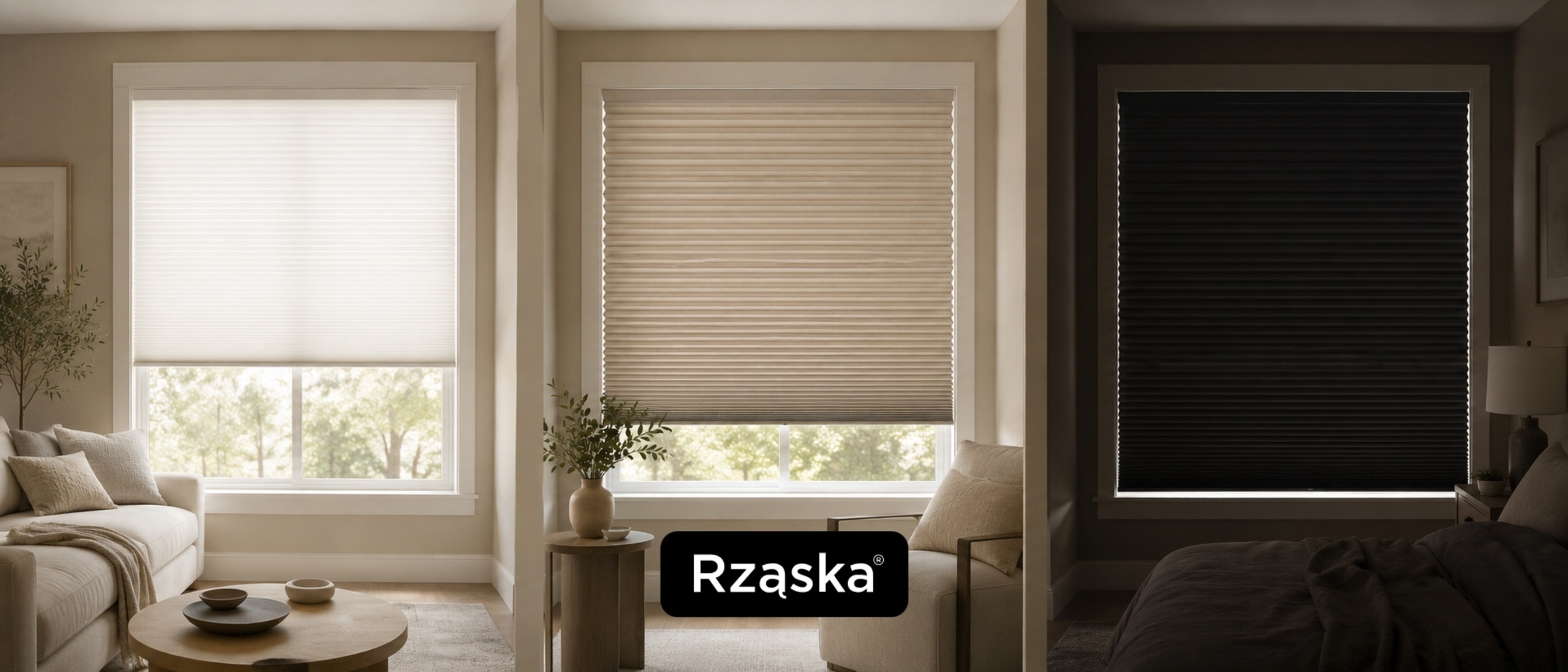 Plisy rozpraszające światło, termoizolacyjne i zaciemniające