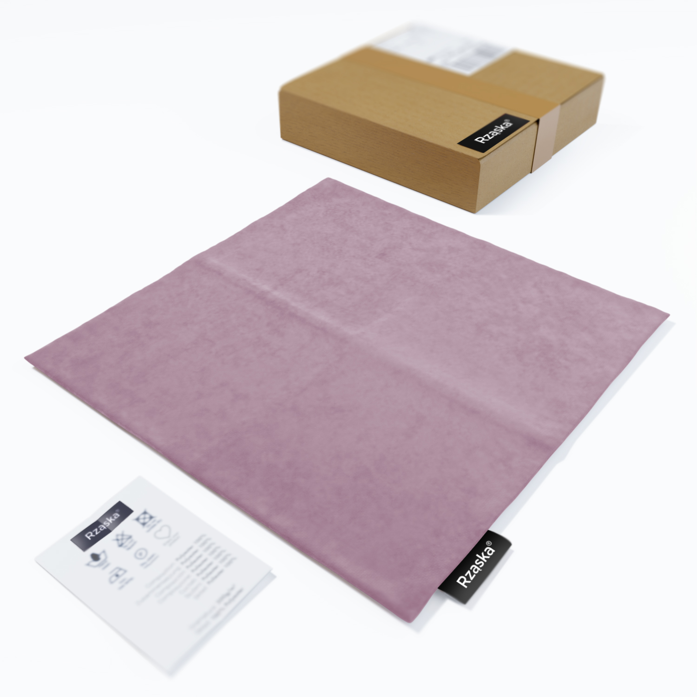 Dekoracyjne poszewki na poduszki Rząska® w rozmiarze 40x40 cm, przytulne i miękkie z kolekcji Millenium Velvet w kolorze Purple Grape, fioletowym.