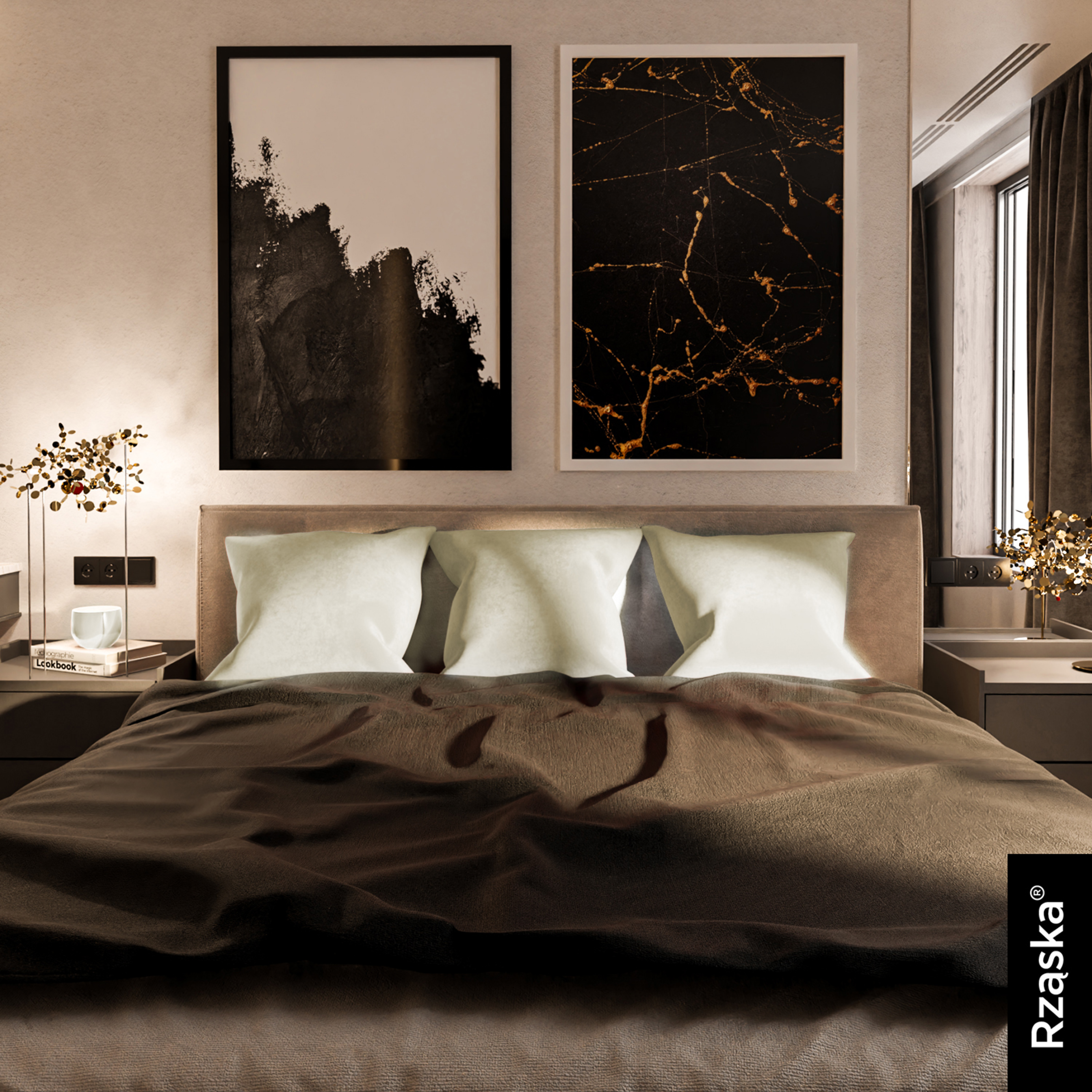 Dekoracyjne poszewki na poduszki Rząska® w rozmiarze 60x60 cm, przytulne i miękkie z kolekcji Millenium Velvet w kolorze Polar Bear, biało-szarym.