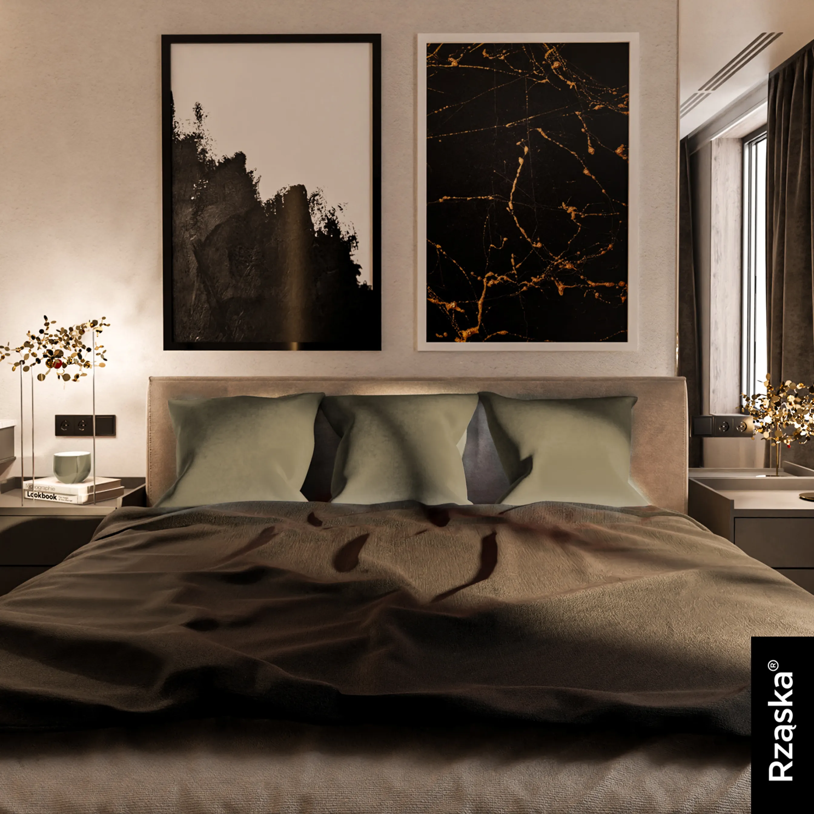 Dekoracyjne poszewki na poduszki Rząska® w rozmiarze 40x80 cm, przytulne i miękkie z kolekcji Millenium Velvet w kolorze Brown Teddy, beżowym.