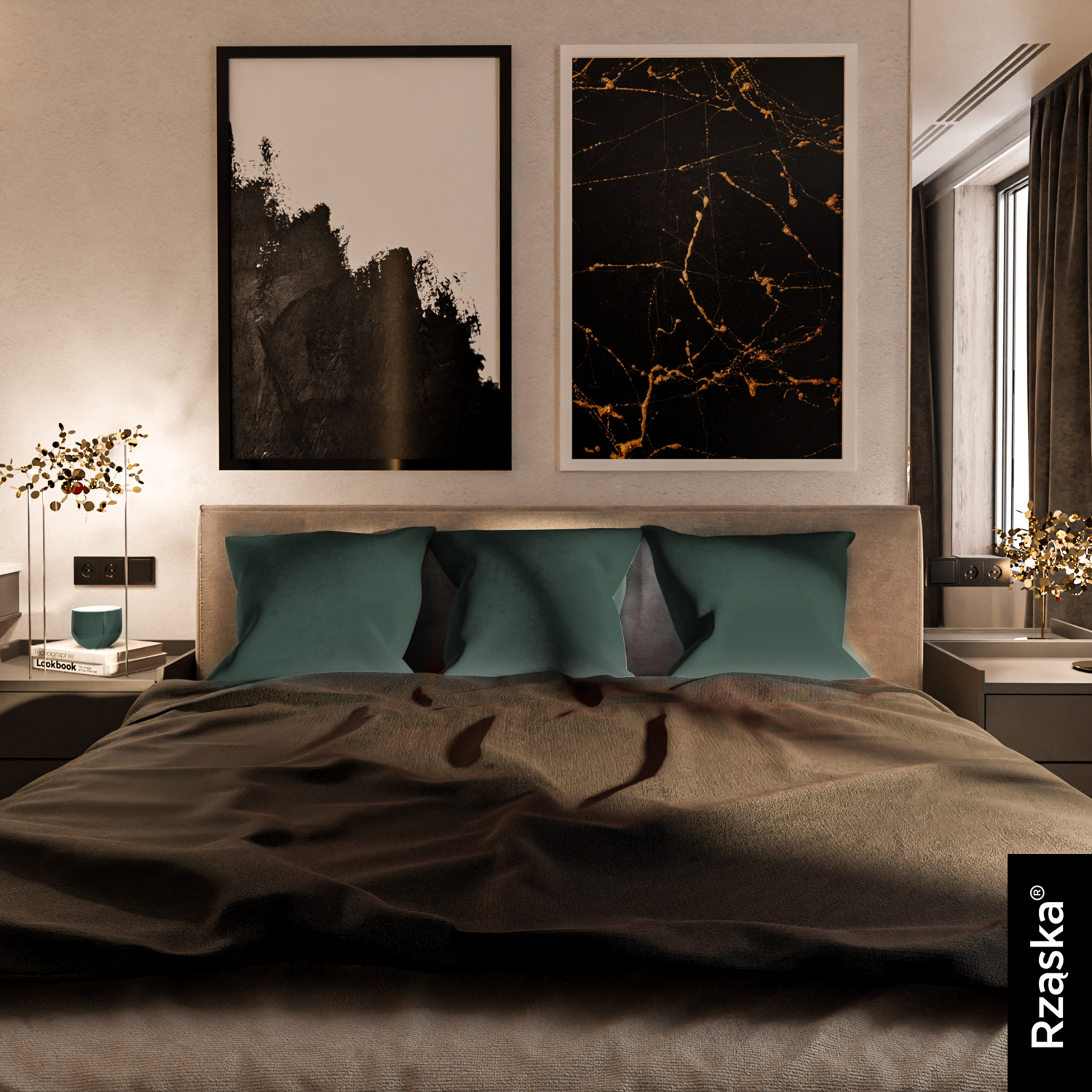 Dekoracyjne poszewki na poduszki Rząska® w rozmiarze 40x40 cm, przytulne i miękkie z kolekcji Millenium Velvet w kolorze Isle of Pines, ciemnoniebieskim.