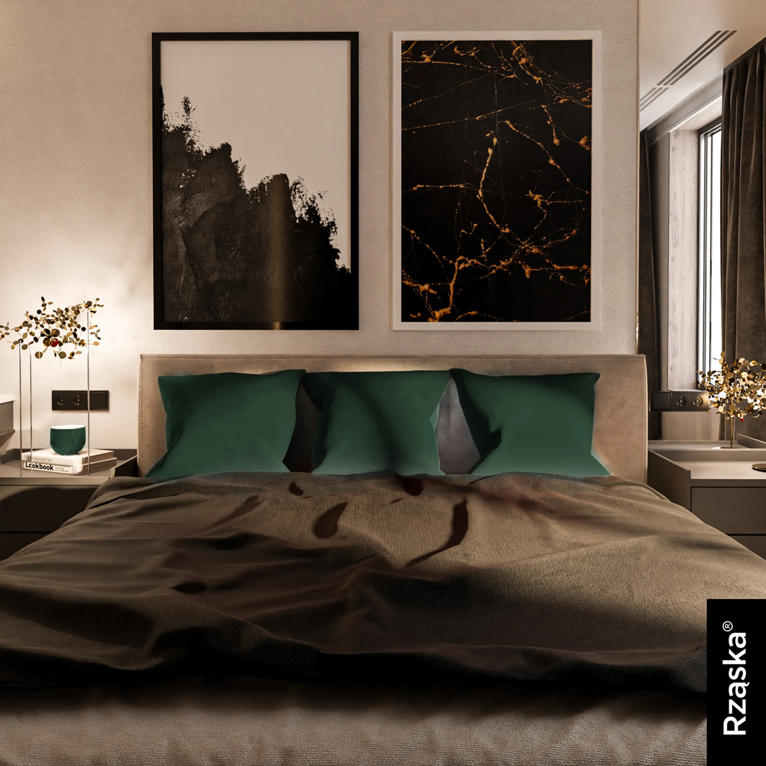 Dekoracyjne poszewki na poduszki Rząska® w rozmiarze 40x40 cm, przytulne i miękkie z kolekcji Millenium Velvet w kolorze Dark Forest, ciemnoniebieskim.