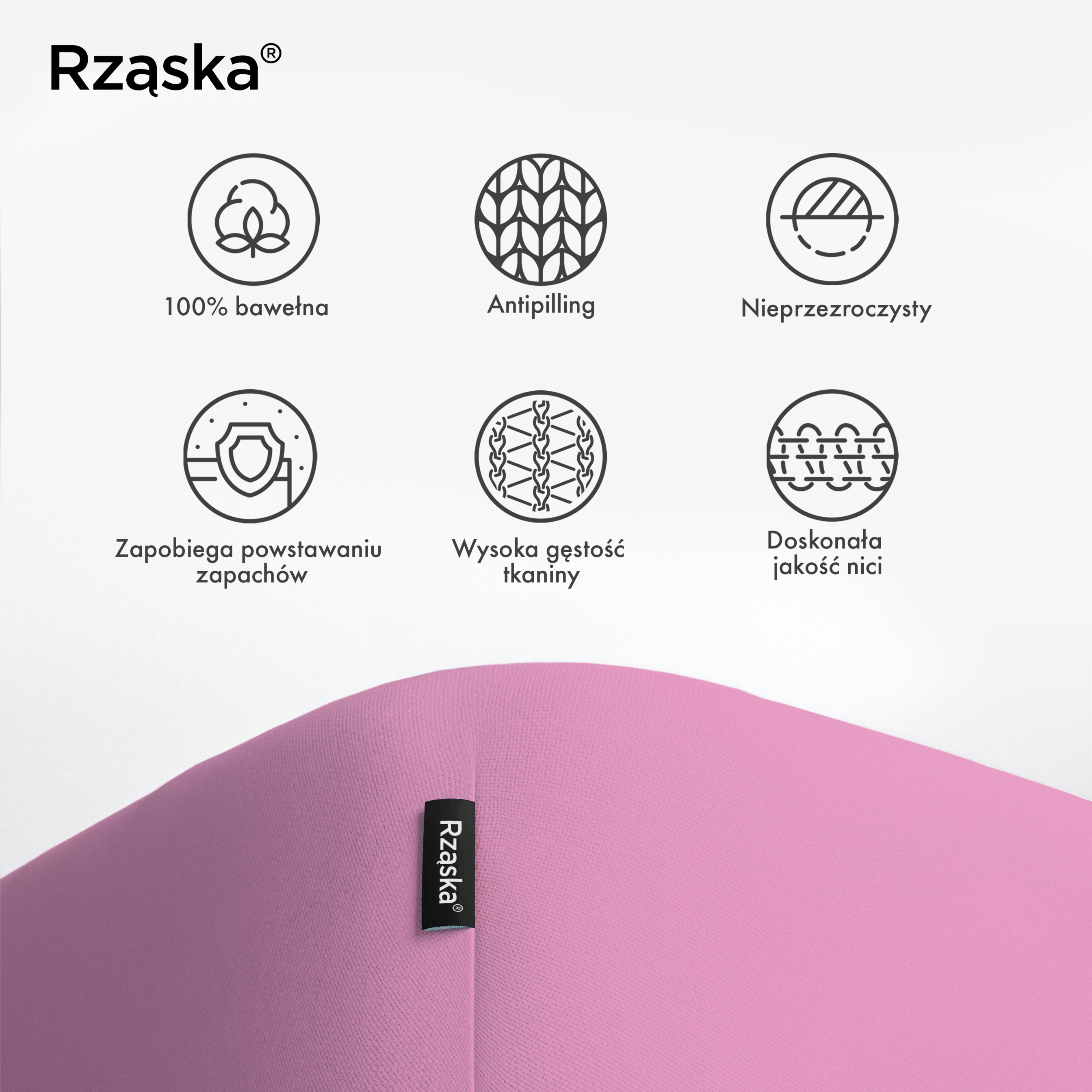 Prześcieradła z gumką Rząska® w rozmiarze 120x200 cm, wykonane z bawełny na wysokość materaca cm z kolekcji WOW! w kolorze Let me Pink!, różowym.