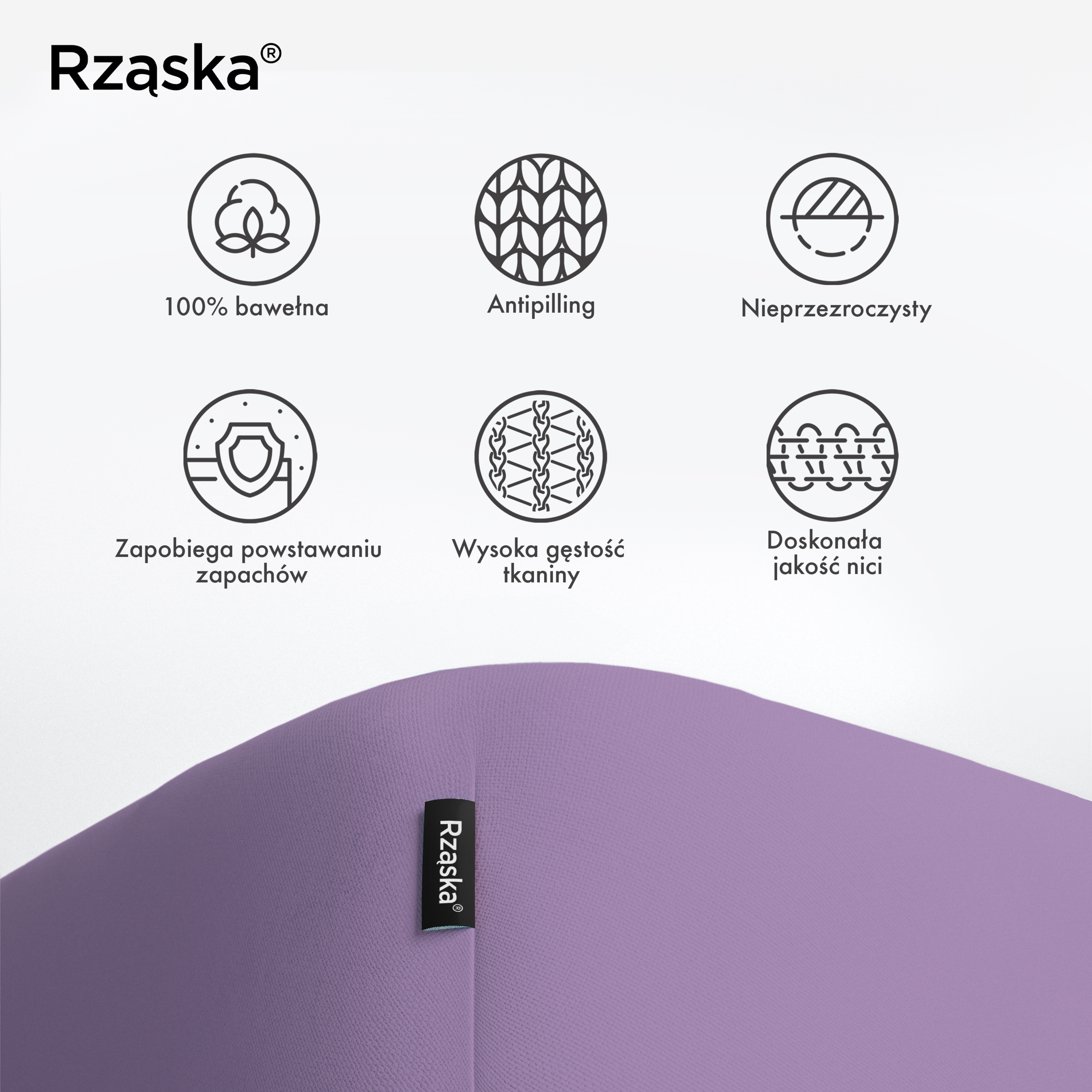 Prześcieradła z gumką Rząska® w rozmiarze 60x120 cm, wykonane z bawełny na wysokość materaca cm z kolekcji WOW! w kolorze Violette, fioletowym jasnym.