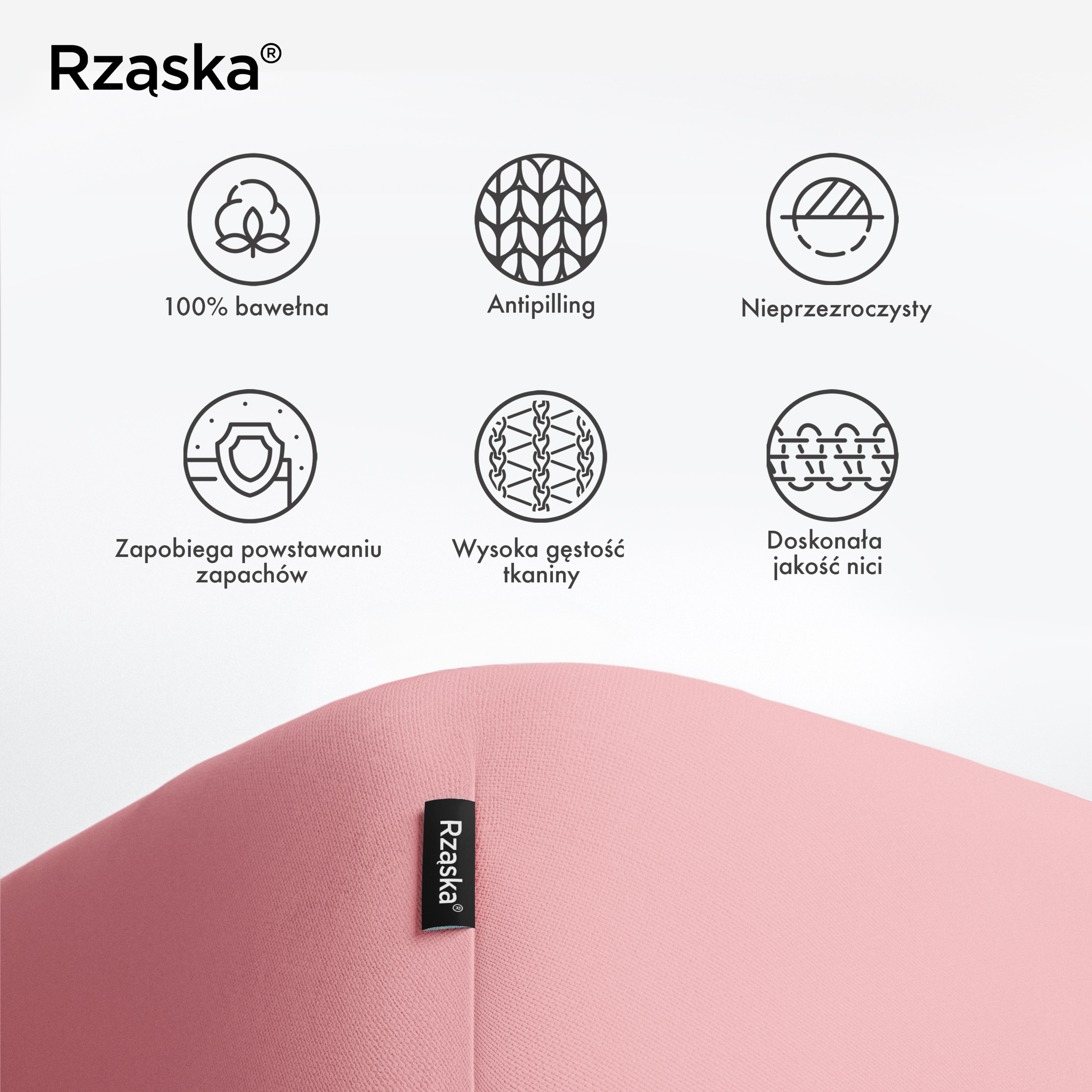 Prześcieradła z gumką Rząska® w rozmiarze 180x200 cm, wykonane z bawełny na wysokość materaca cm z kolekcji WOW! w kolorze Pink Fiction, zgaszony róż.