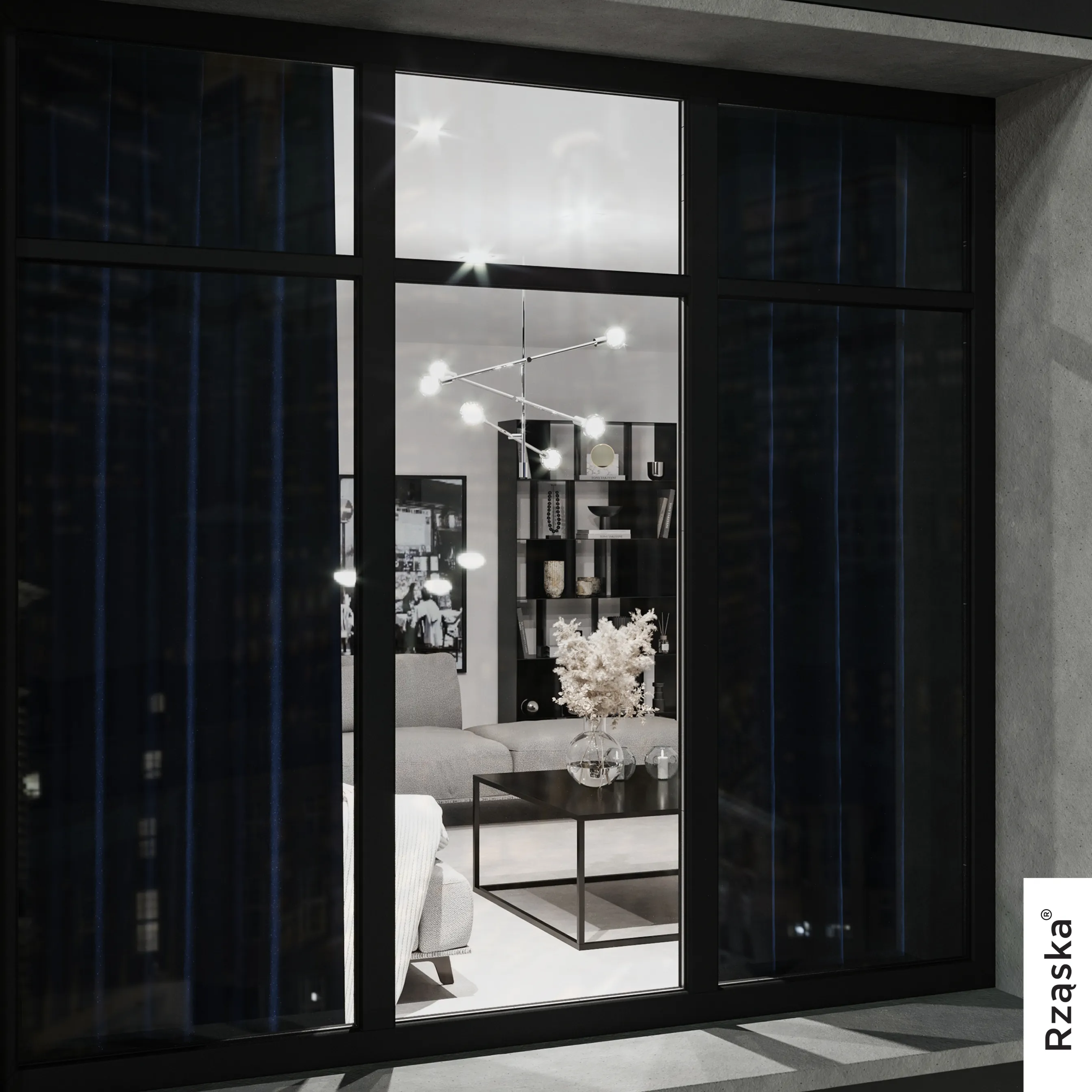 Zasłony zaciemniające Rząska® na przelotkach z kolekcji Millenium Velvet, 1 sztuka szyta na wymiar w kolorze Marmalade, pomarańczowym.